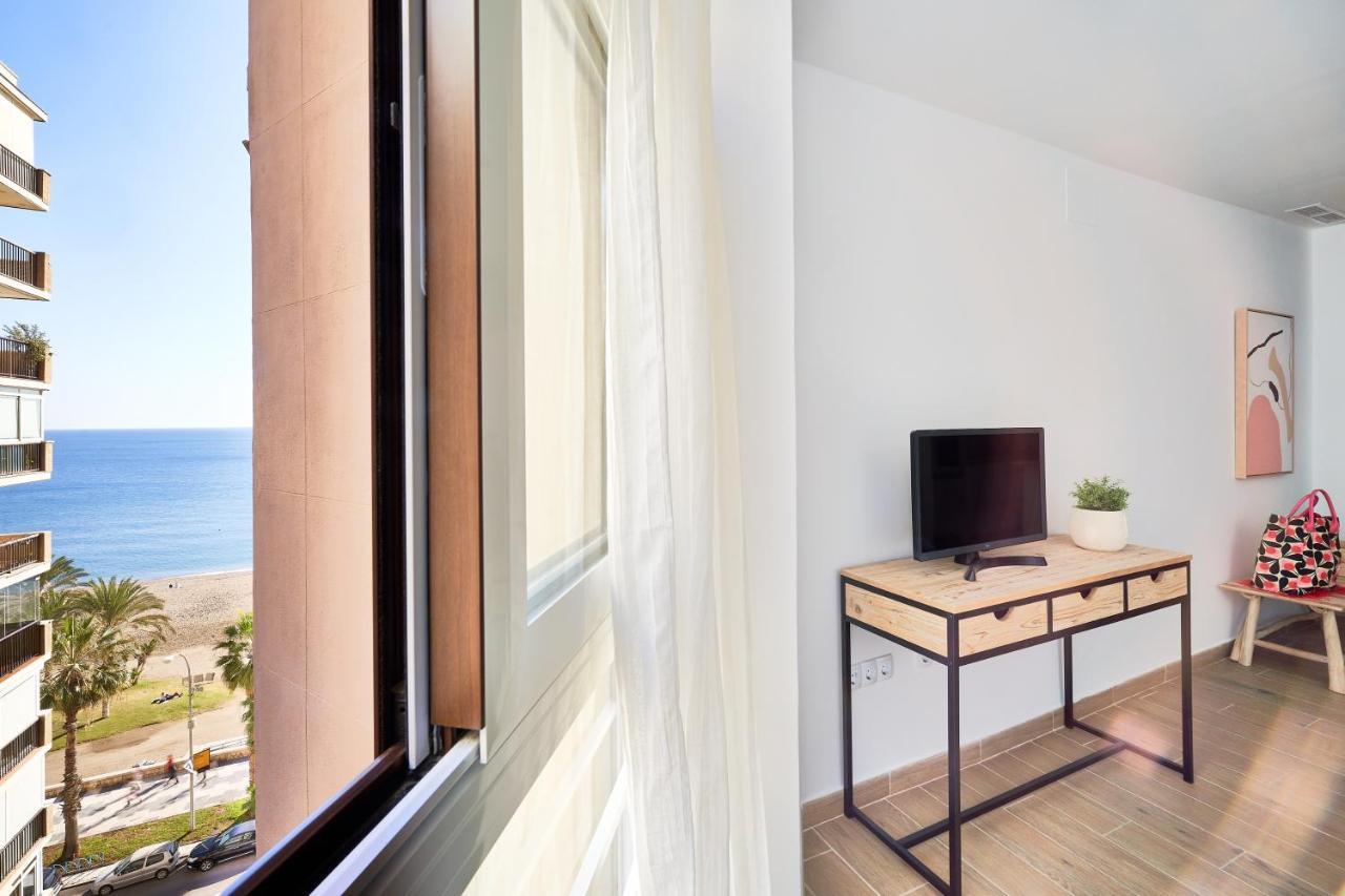 Apartamento En Primera Linea De Playa En La Malagueta Малага Экстерьер фото