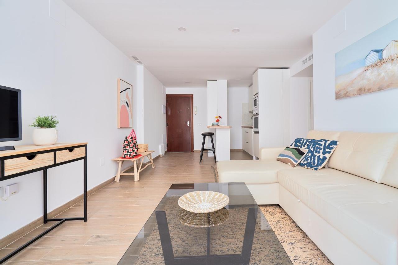 Apartamento En Primera Linea De Playa En La Malagueta Малага Экстерьер фото