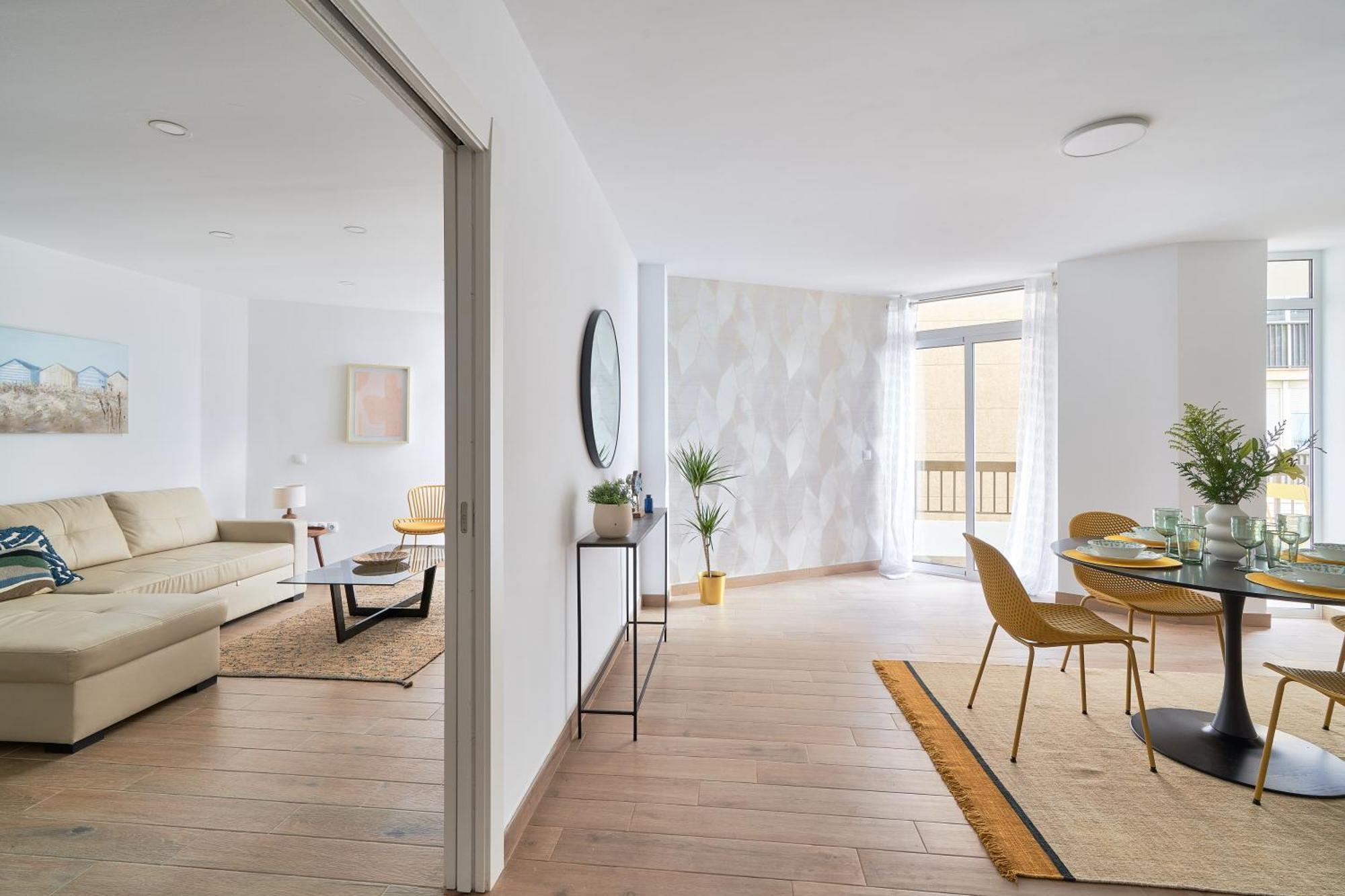 Apartamento En Primera Linea De Playa En La Malagueta Малага Экстерьер фото